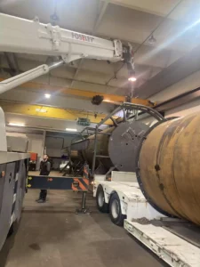chargement camion